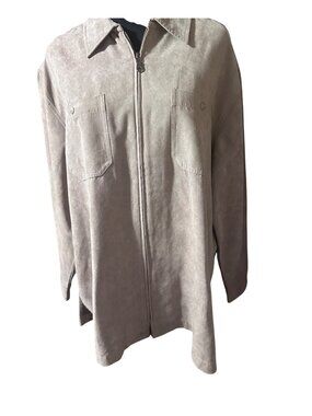 Carolina Colours Plus tan zip super soft jacket size 14W-16W